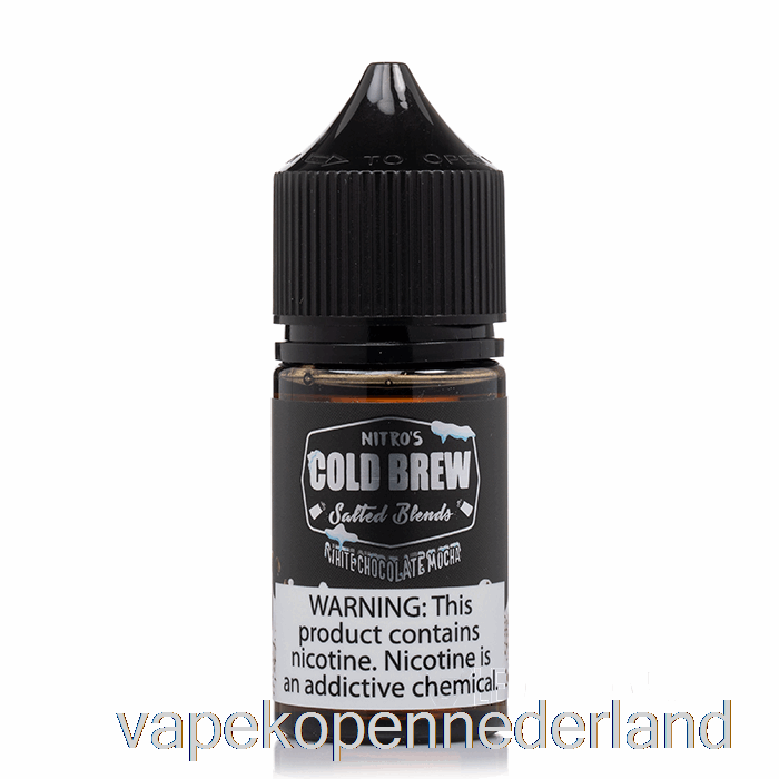 Elektronische Sigaret Vape Witte Chocolade Mokka - Nitros Koude Brouwzouten - 30 Ml 25 Mg